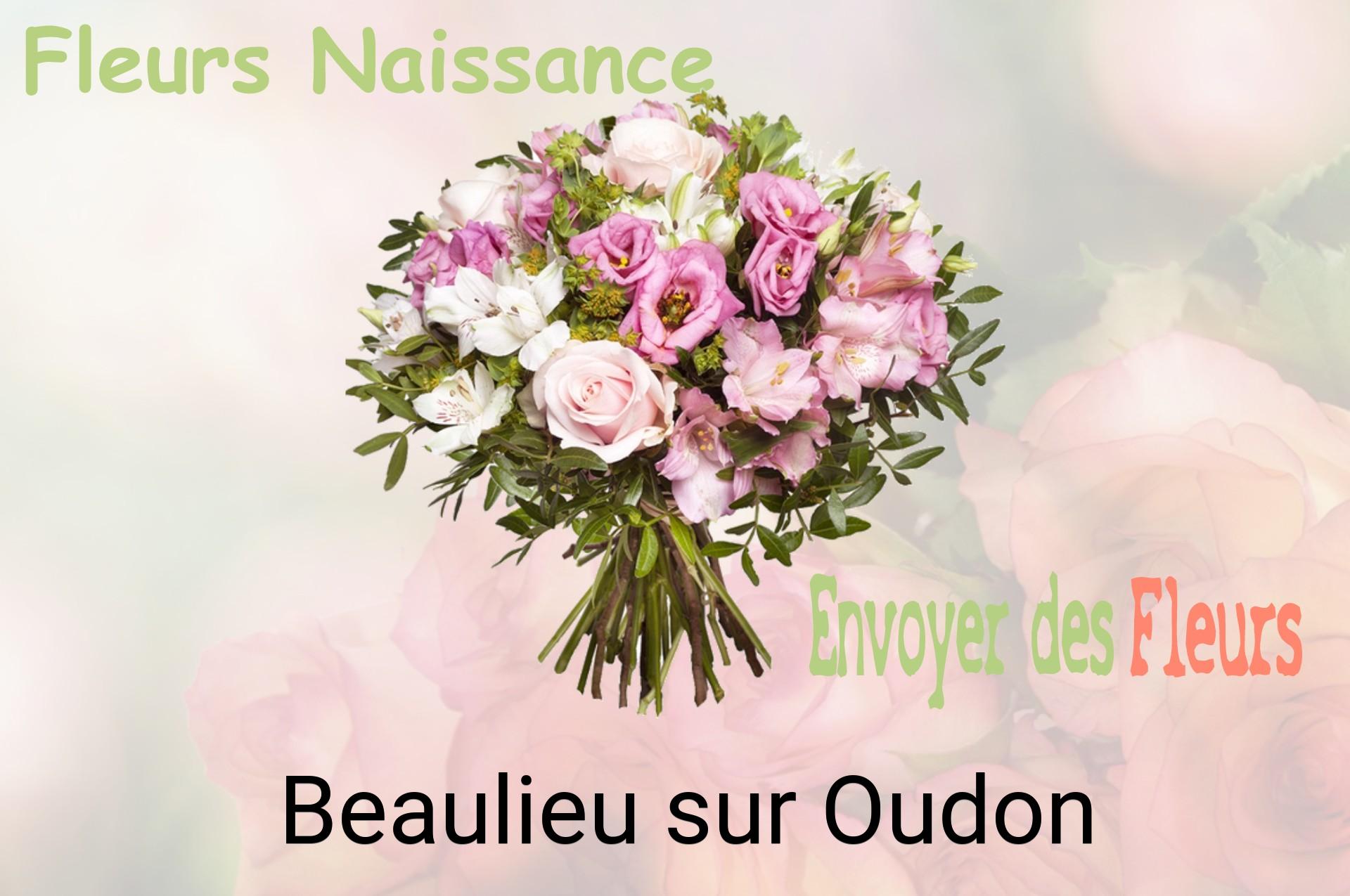 Bouquet de fleurs de naissance livré à Beaulieu-sur-Oudon